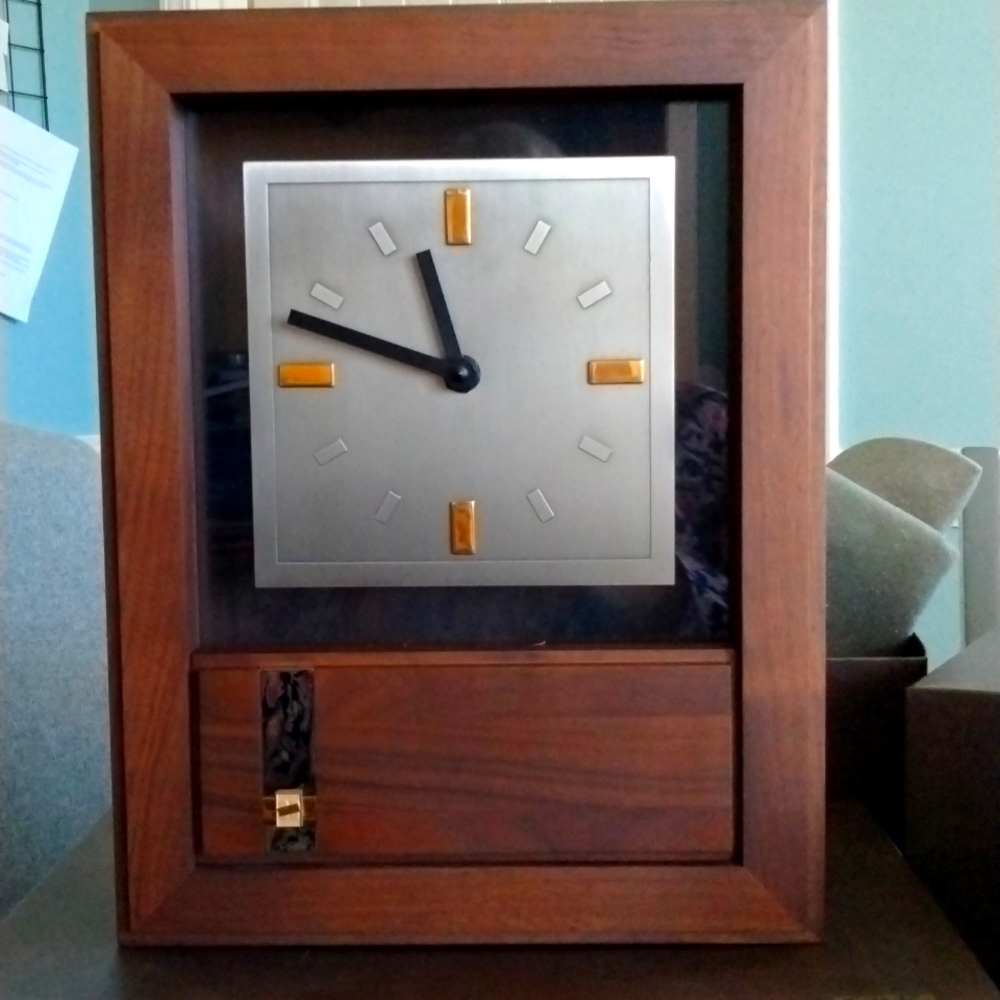 American Walnut wall clock